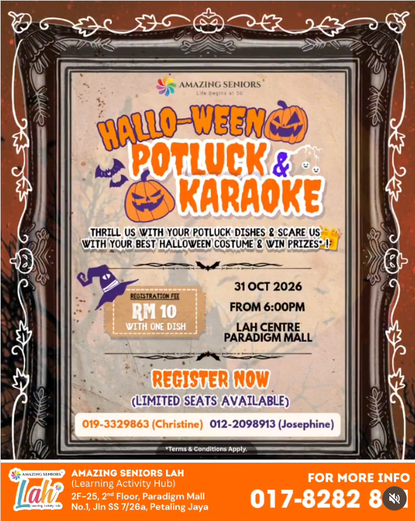 HALLO-ween SENIORS! READY FOR SOME THRILLS?